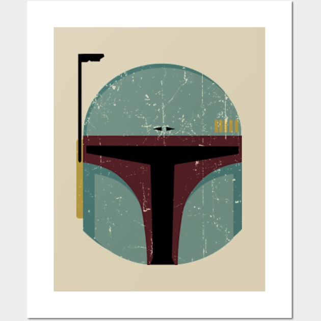 Fett-ish Damaged Wall Art by iMadeThis! Tee